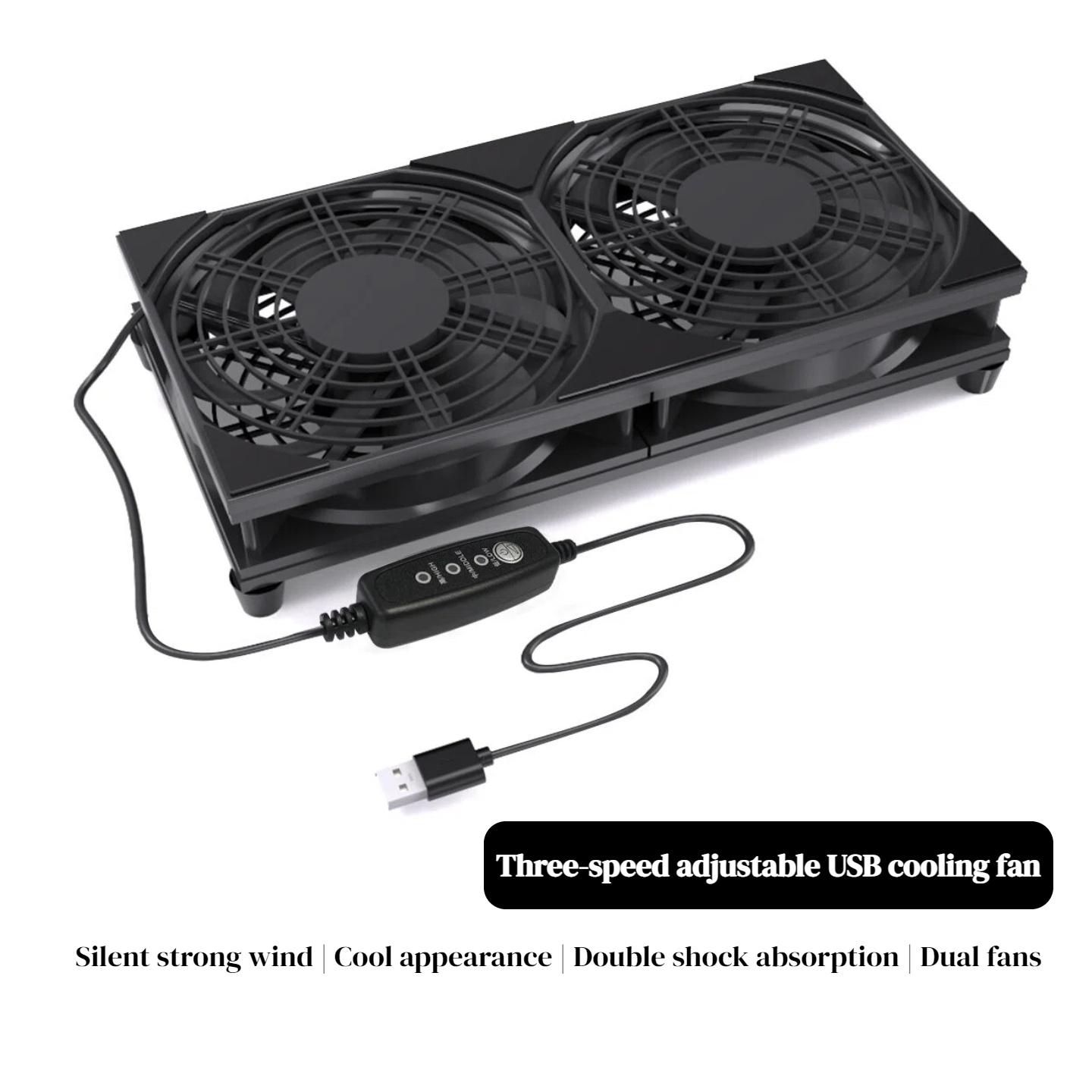 No Rgb Gaming Pc - Двойной USB-вентилятор с 3-скоростным управлением |