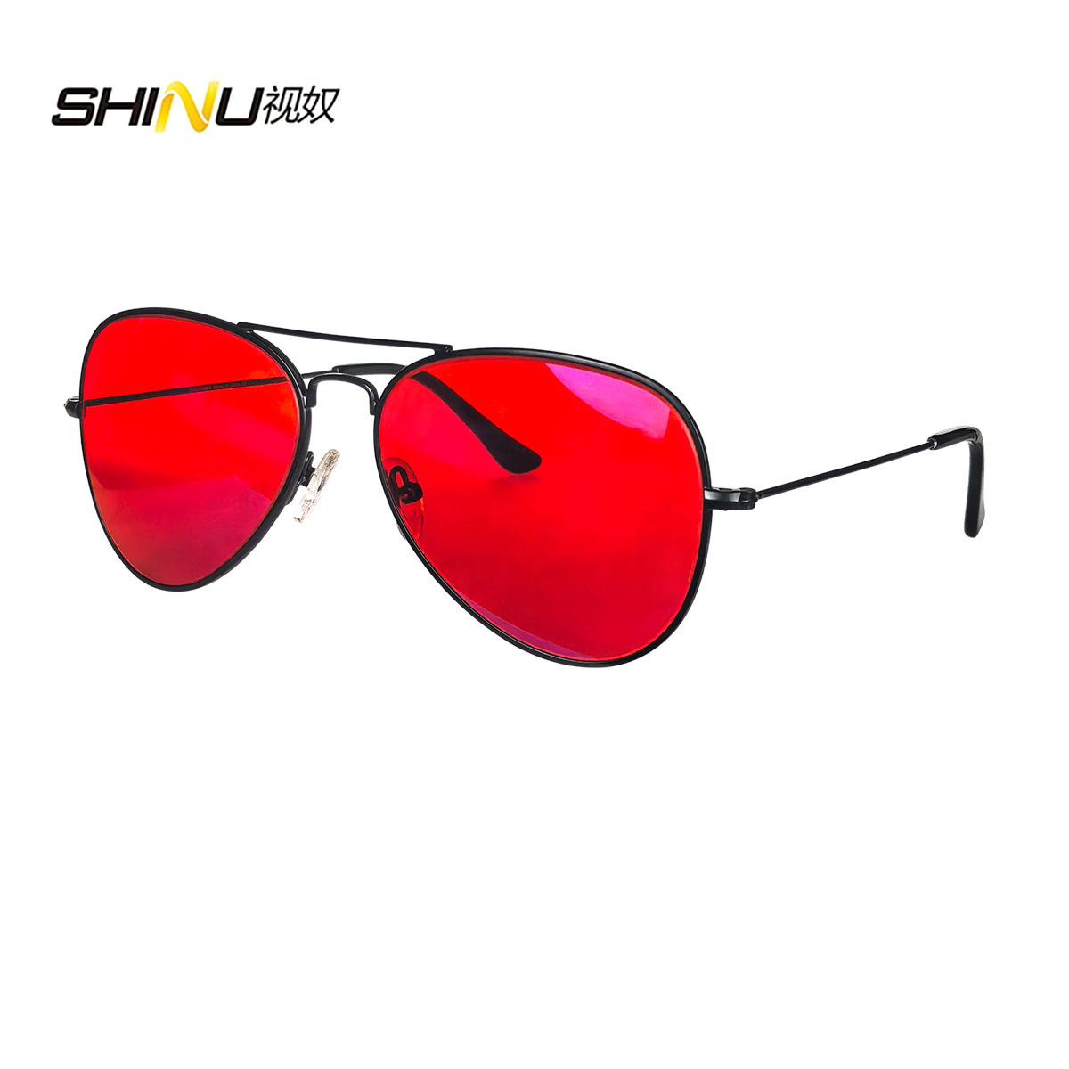 Gaming Glasses Blue Light - SHINU очки с красными линзами, мужские
