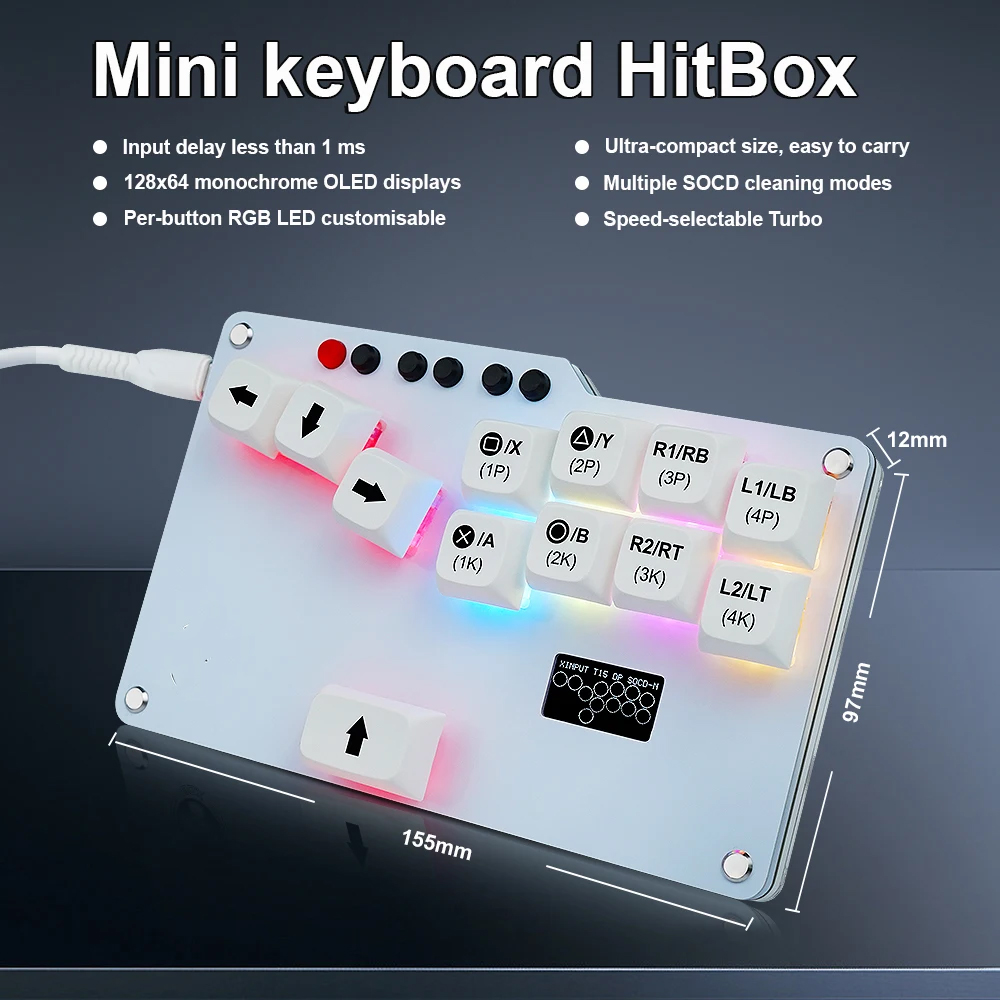 Hitbox Mini GP2040 CE Карманна – обзор и цена No Rgb Gaming Pc
