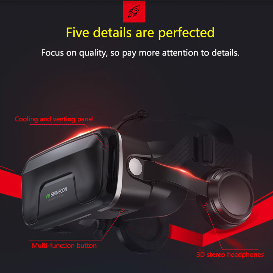 Shinecon Viar 3D очки виртуаль – обзор и цена Vr Headset Pc